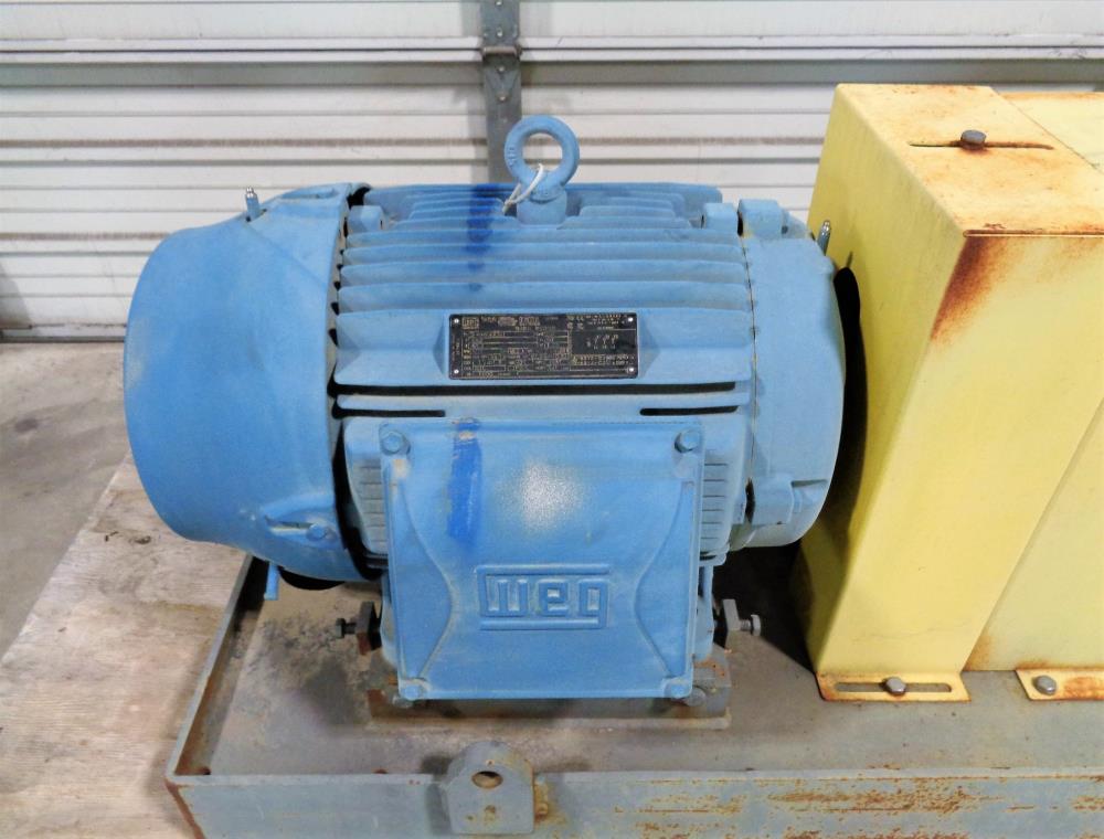 Toyo 4" x 3" Centrifugal Pump DEH-72-80-PF4-CD4-D# with 40HP Motor